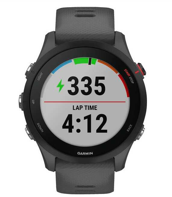 GARMIN FORERUNNER 255 Smartwatch, 22 mm, Slate Grey   182,45€ statt 205,92€