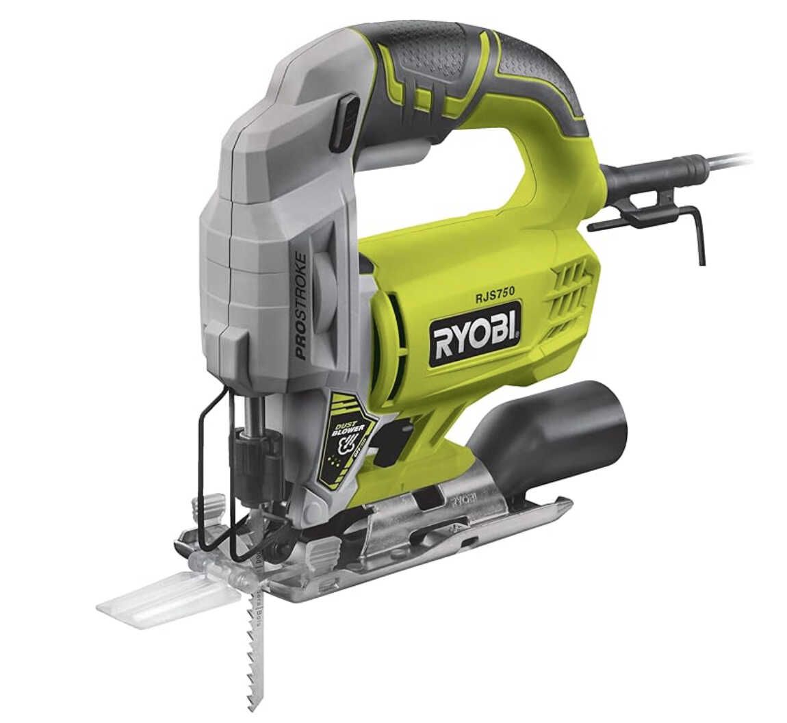 Ryobi RJS750 G Elek­tro Stich­sä­ge 500 W für 55,90€ statt 84,20€