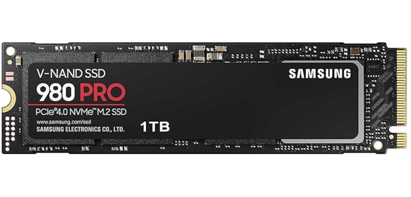 Samsung 980 PRO NVMe M.2 SSD, 1 TB für 90,99€ statt 108,64€