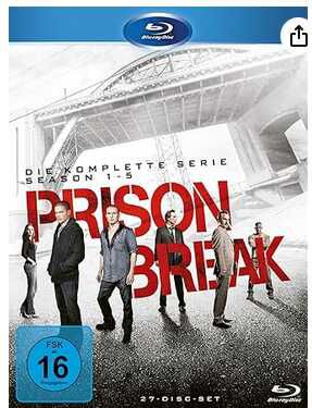 Prison Break   Season 1 5   Komplettbox [Blu ray]    55,99€ statt 72,95€