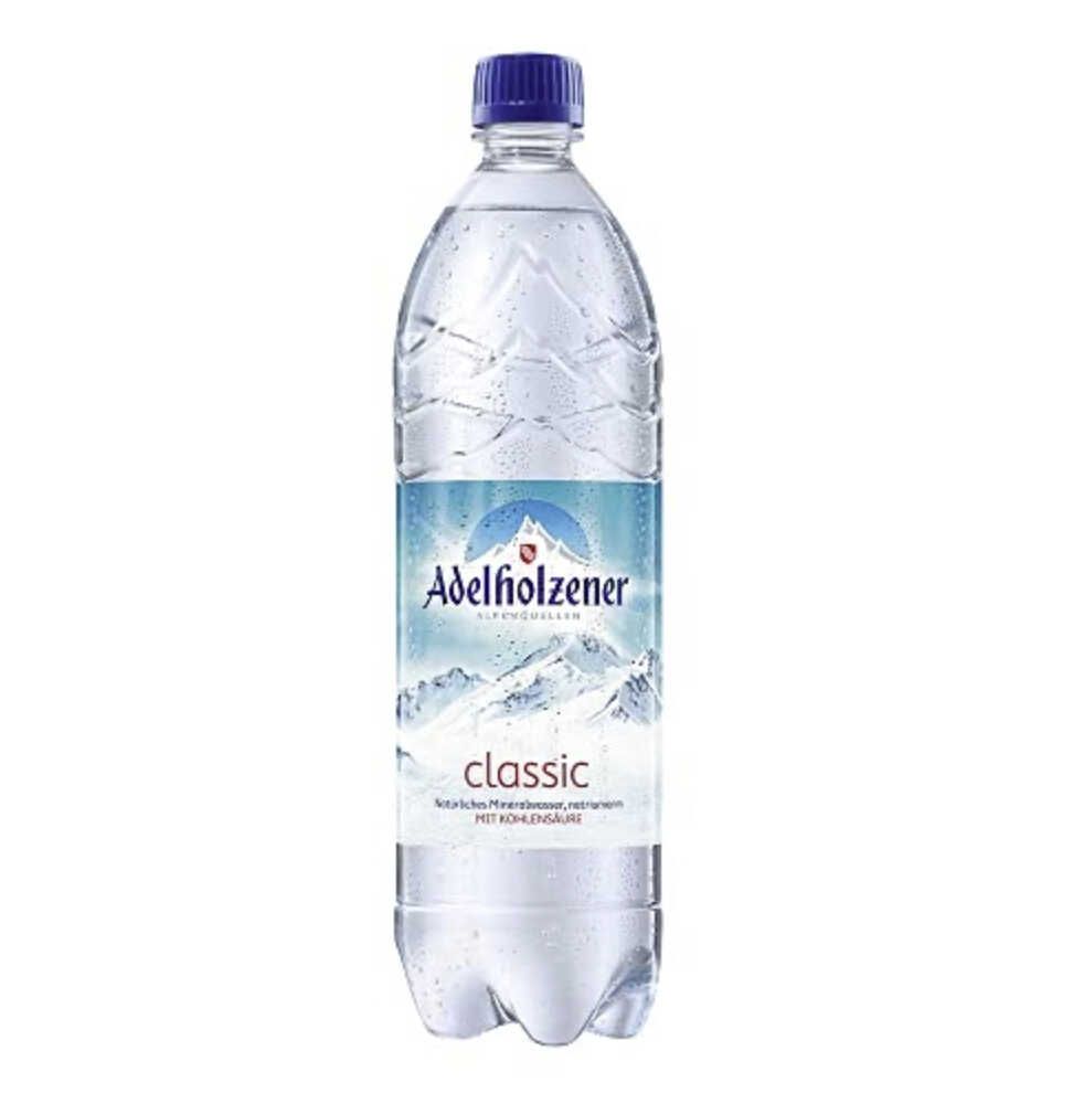 Pfandfehler: 6x 1 Liter Adelholzener classic naturliches Mineralwasser für 4,14€ statt 8,64€