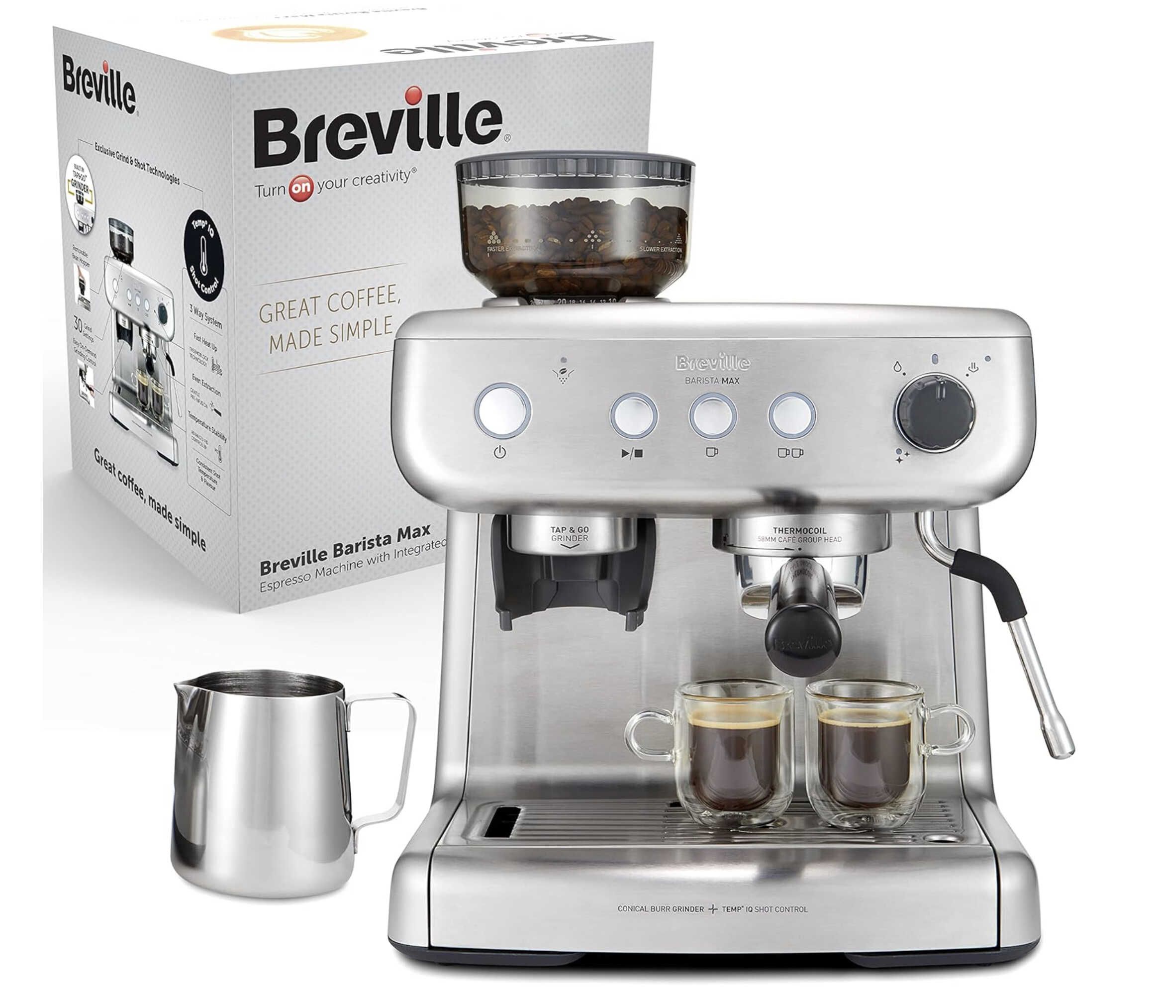 Breville Barista Max Siebträgermaschine für 329,99€ statt 379€