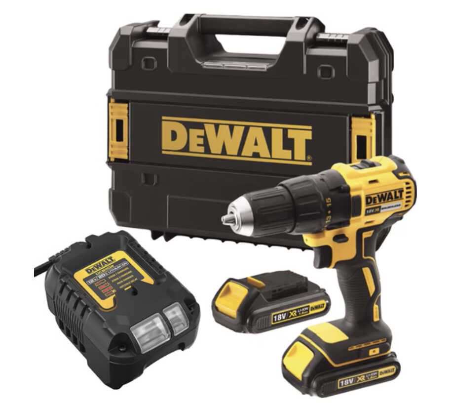 DeWalt DCD777 (2 x 1,5 Ah + Schnellladegerät) in TStak Box für 110€ statt 145,99€