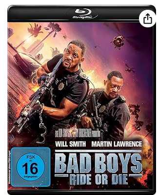 [Prime] Bad Boys: Ride or Die [Blu ray]    12,87€ statt 16,52€