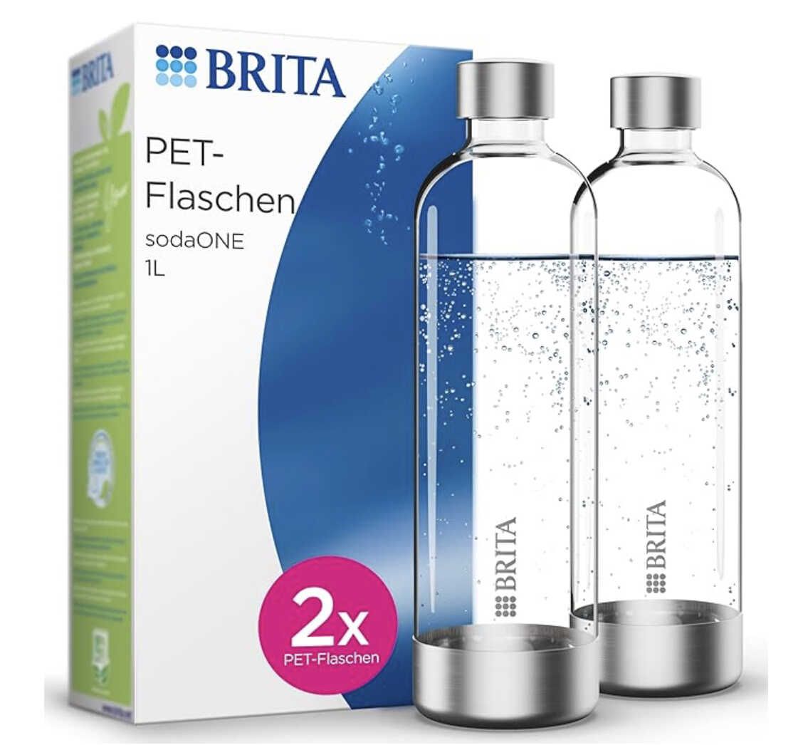 2x 1 Liter BRITA SodaOne PET Flasche für 10€ statt 23,25€