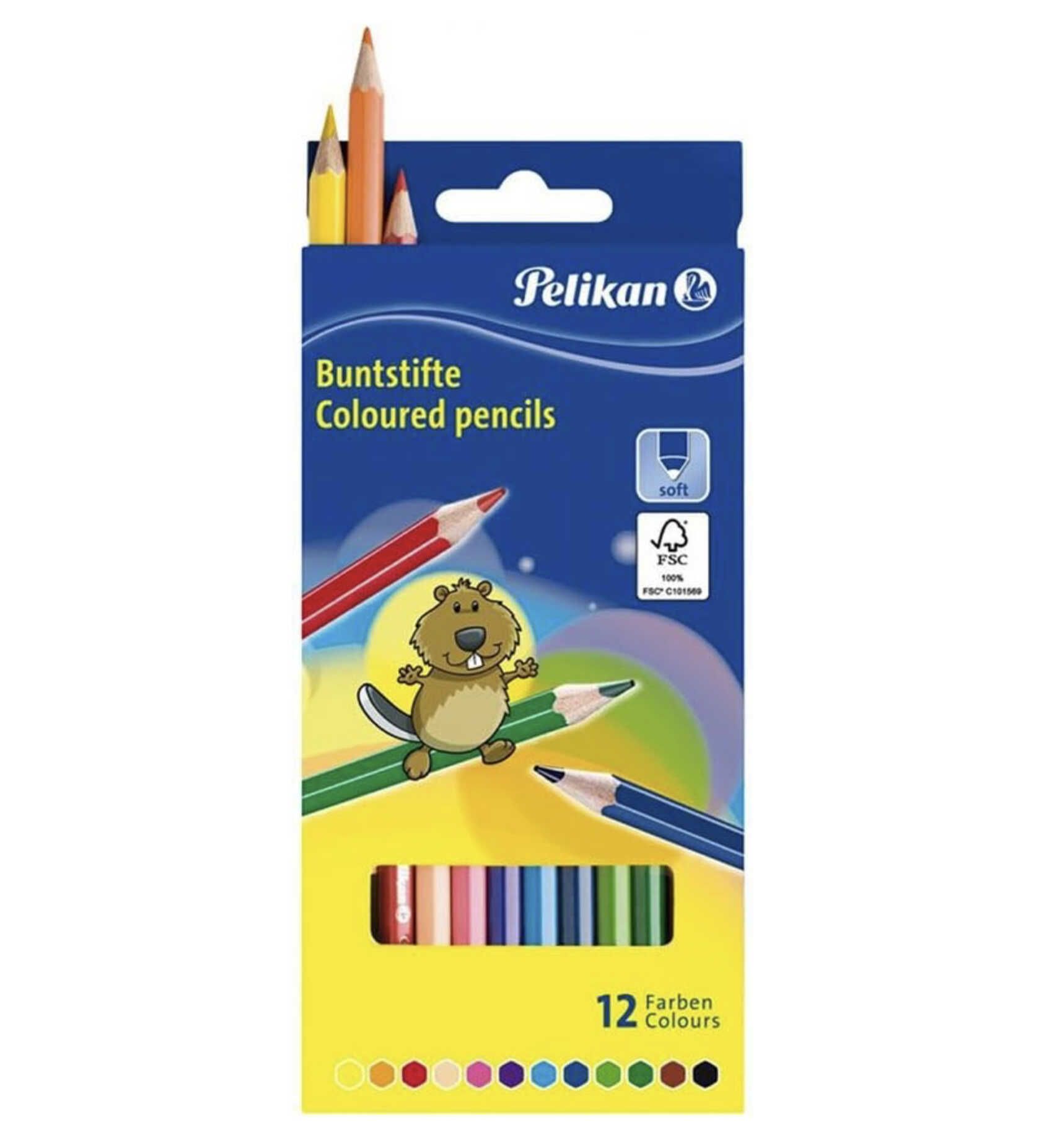 12x Pelikan Buntstifte sechseckig für 2,59€ statt 3,43€