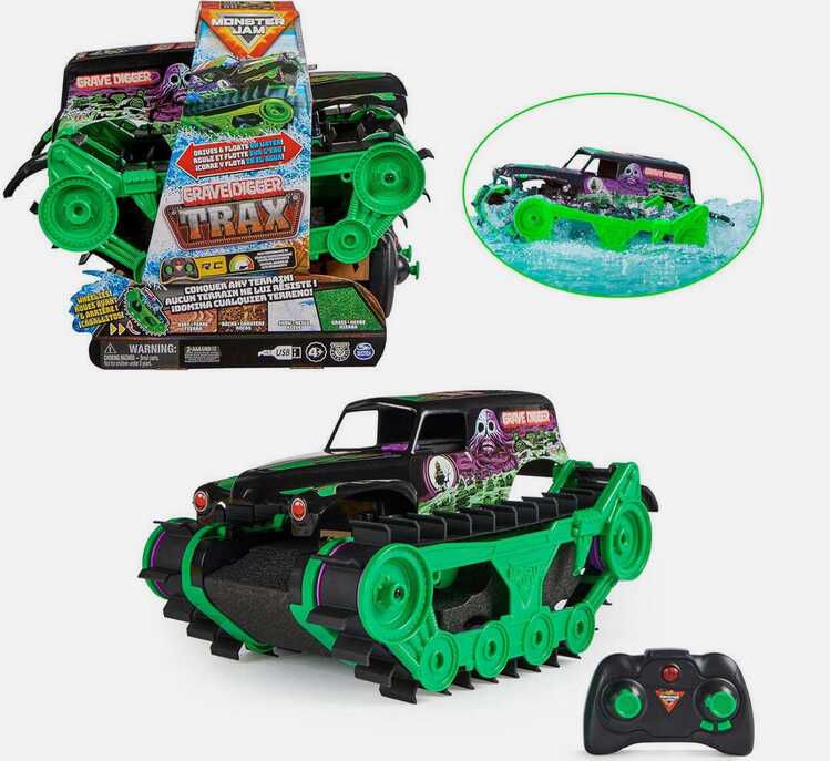 [Prime] Monster Jam, Grave Digger Trax   RC Monster Truck   23,30€ statt 41,99€