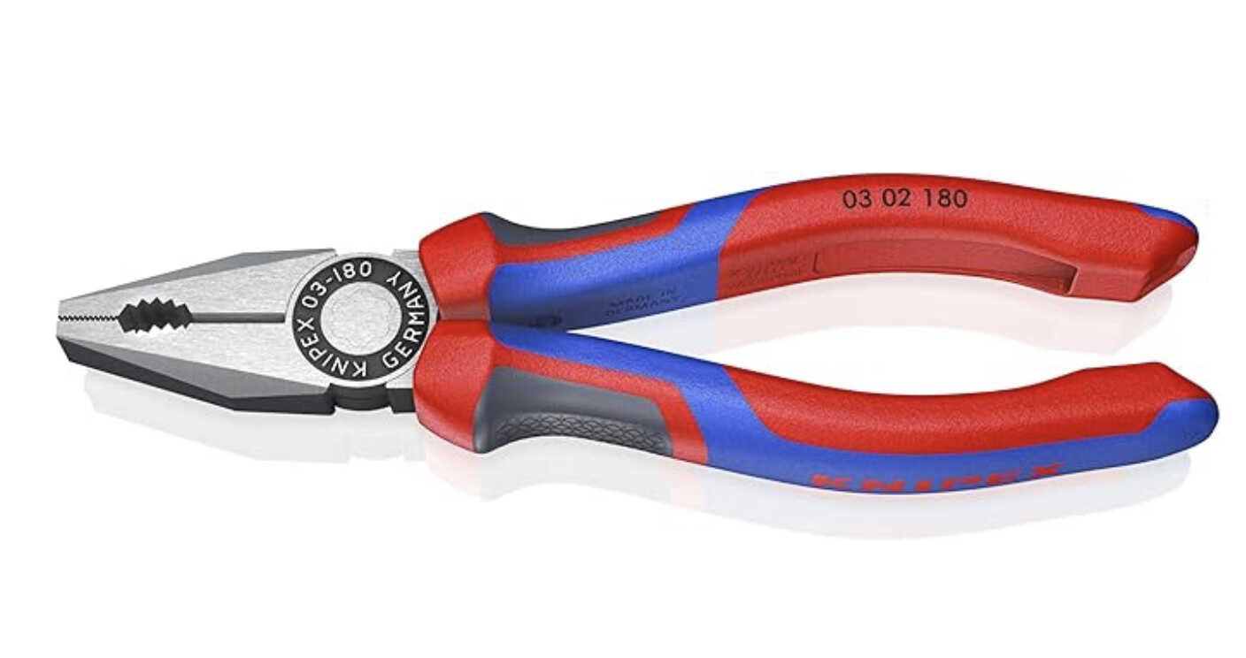 KNIPEX 03 02 180 Kombizange mit Comfort Griffen schwarz atramentiert 180 mm für 15,99€ statt 19,14€