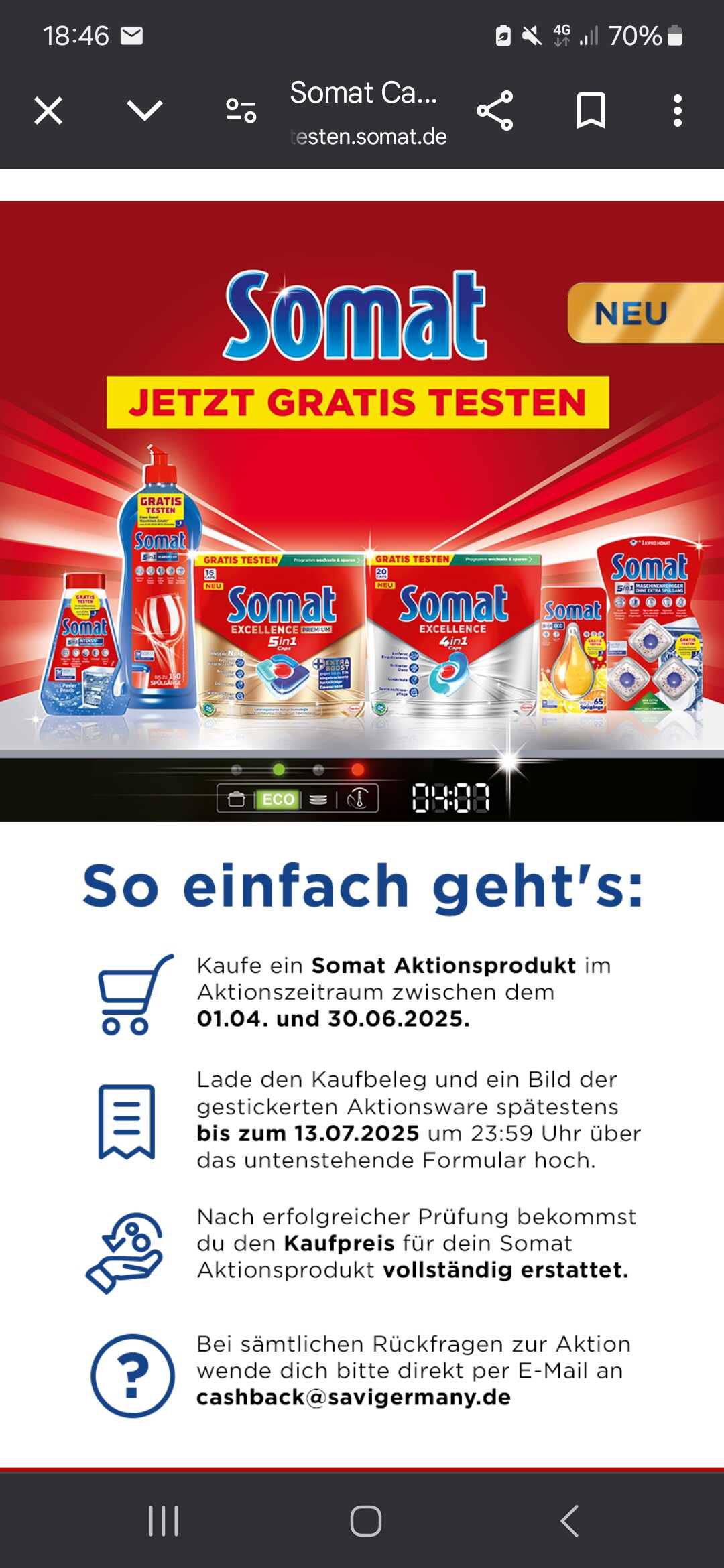 Somat Talsperre für Geschirrspüler