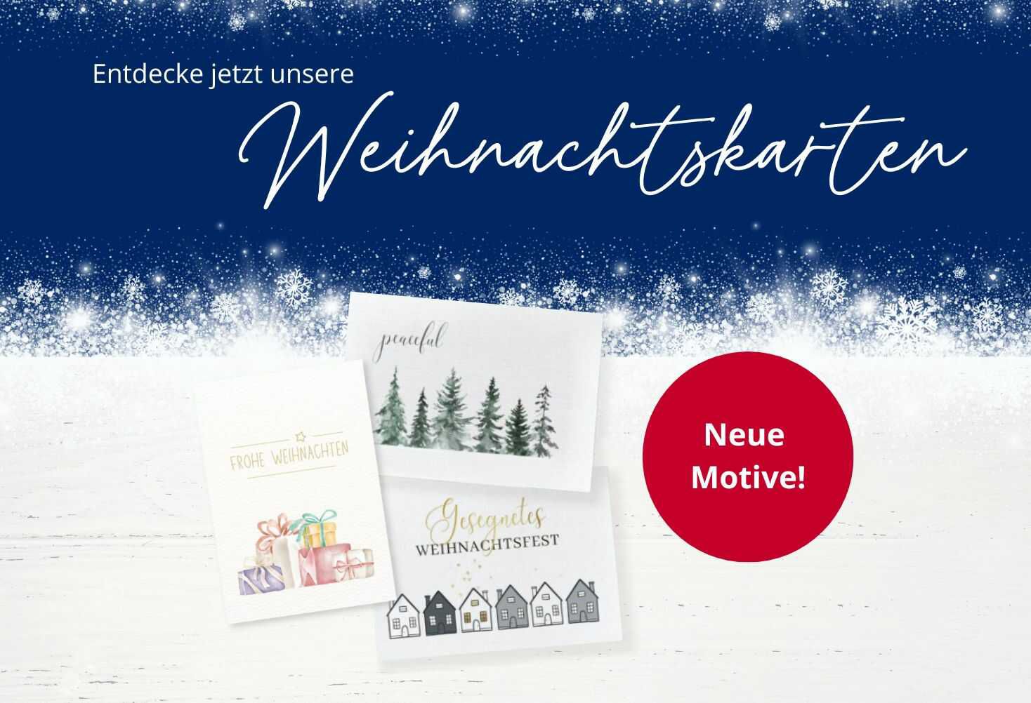 Schöne Weihnachtskarten für den guten Zweck   2,10 Euro