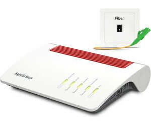 VM FRITZ!Box 5590 Fiber | Router für einen Glasfaseranschluss (Wi Fi 6, bis 2.400 MBit/s (5 GHz) für 222€ PVG 251,08€