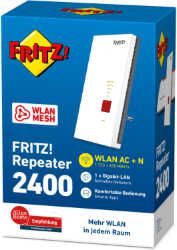 AVM FRITZ!Repeater 2400 WLAN Repeater für 77€ statt 93,99€