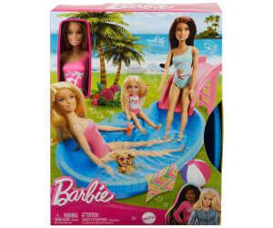 Barbie Puppe und Zubehör   Pool mit Rutsche und Accessoires  Für 10,70€ PVG 24,29€