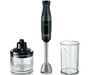 Bosch Stabmixer ErgoMaster Serie 4, 1000 Watt, Edelstahl Mixstab, Zerkleinerer, Mix /Messbecher, schwarz für 54,41€ PVG 59,36€