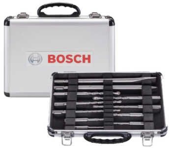 Bosch Hammerbohrer  und Meißel Set SDS plus 1 11 teilig für 24,99€ statt 30,78€