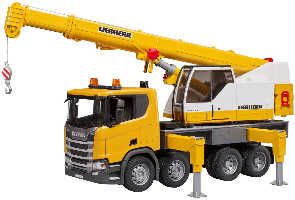 Bruder Scania Super 560R Liebherr Kran LKW mit Light & Sound Modul für 59,95€ statt 78,60€