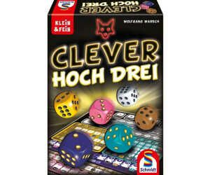 Schmidt Spiele 49384 Clever hoch DREI, Würfelspiel aus der Serie Klein & Fein  Für 6,99€ PVG 10,55€