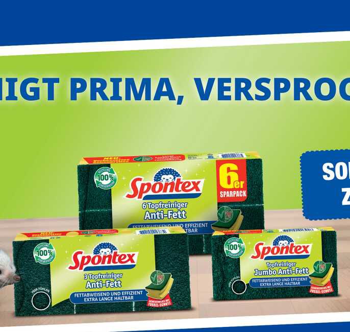 Geld zurück Aktion: Spontex Topfreiniger