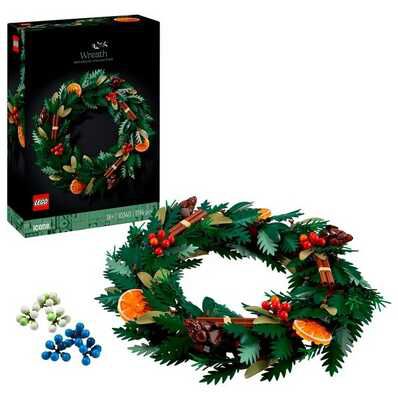 LEGO 10340 Icons Weihnachtskranz 80,89€ statt  88,80€