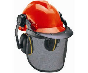 Original Einhell Forstschutzhelm ( Gesichtsschutz, für 52   66 cm Kopfumfang) für 19,49€ PVG 25,62€