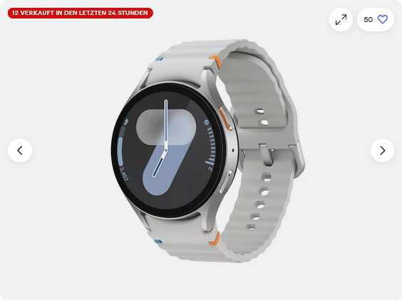 Samsung Galaxy Watch7 44mm Bluetooth 210,60€ statt  248€