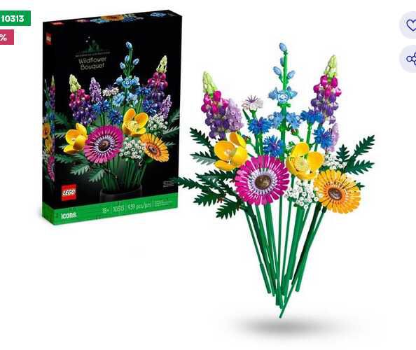 LEGO 10313 Wildblumenstrauß 36,54€ statt  42,98€  (Thalia Kultclub)