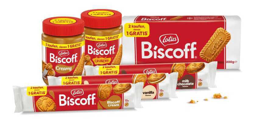 Lotus Biscoff 2 für 1 Gratis Aktion