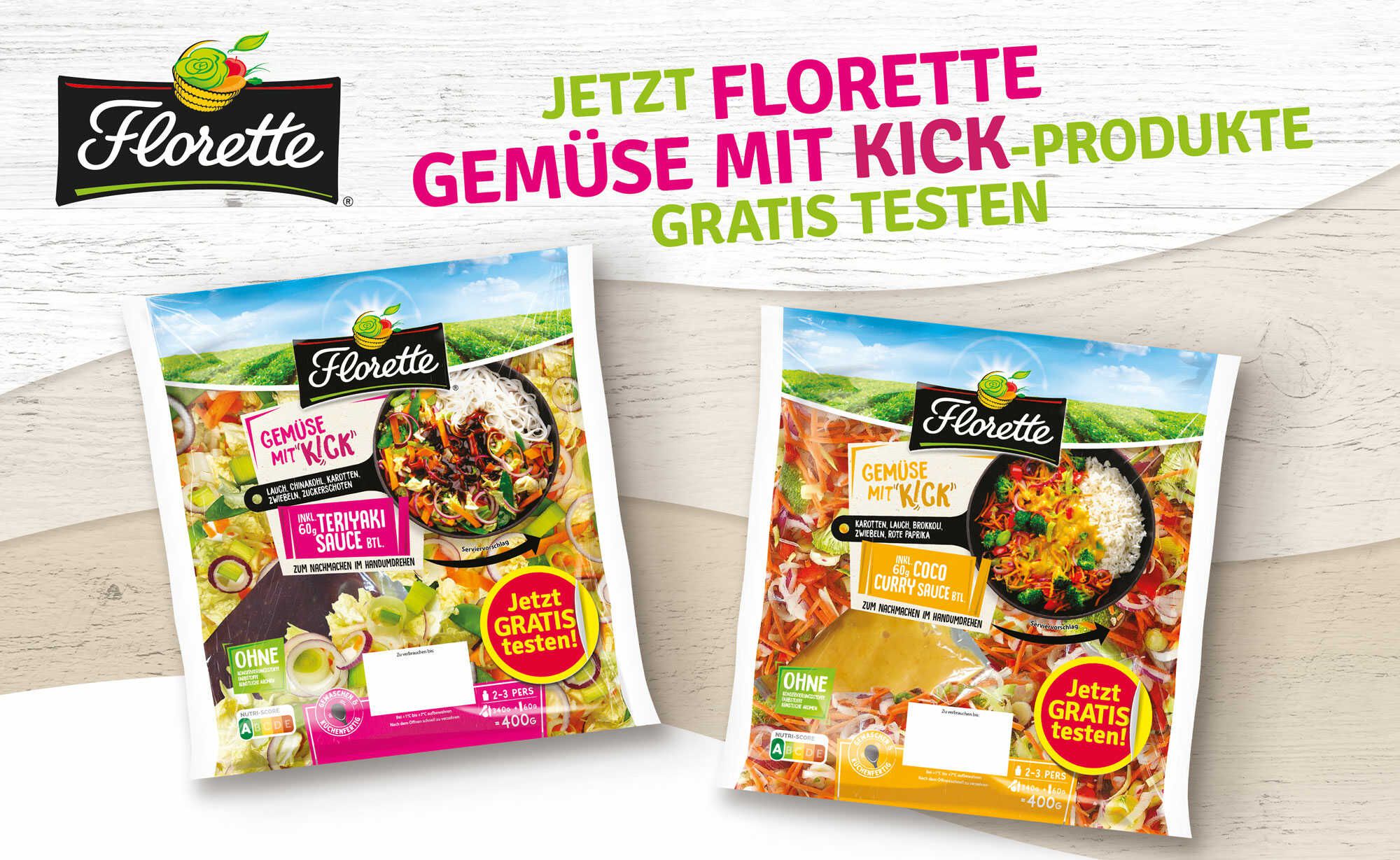 Gemüse mit Kick von Florette gratis testen