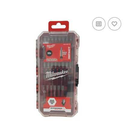 Milwaukee 4932492009 Shockwave Bit Set  26,95€ statt  35,74€