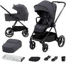 Kinderkraft 2 in 1 NEA Kombikinderwagen dark grey für 350€ statt 449,10€