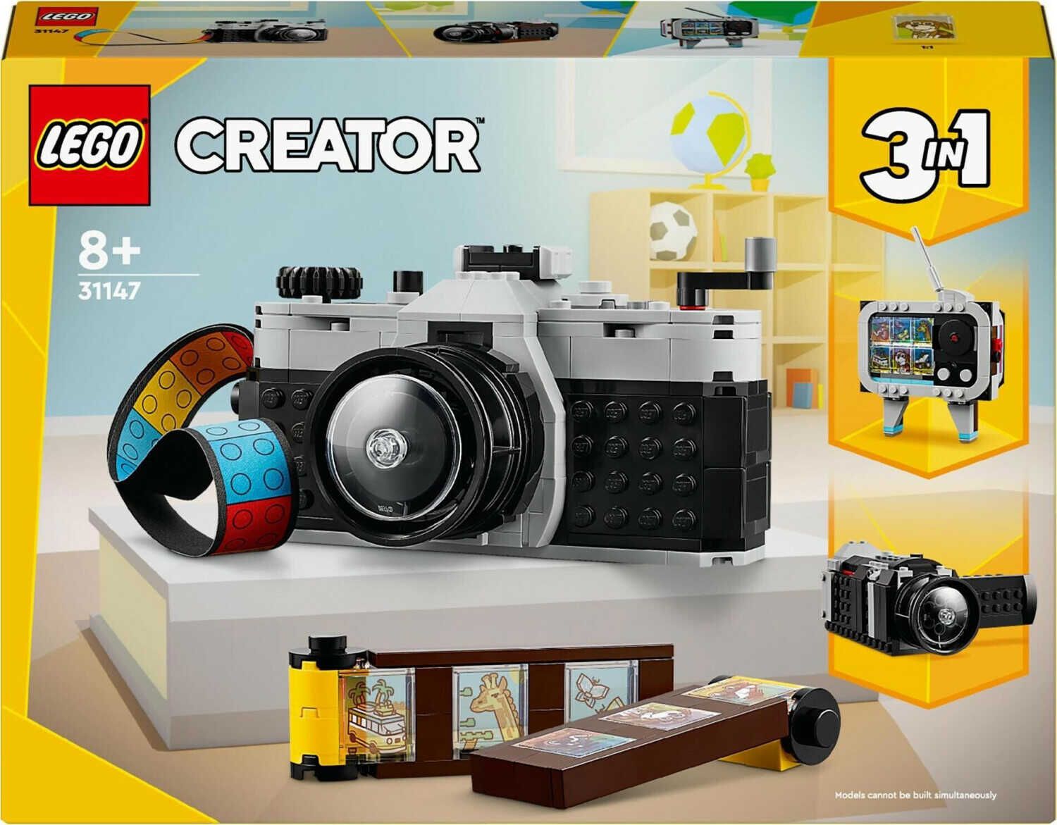 LEGO Creator 3in1 Retro Kamera Spielzeug, Videokamera, TV Set  Für 12,99€ PVG 16,80€