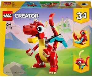 LEGO Creator 3in1 Roter Drache, Spielzeug mit 3 Tierfiguren inkl. Roter Drache für 6,99€ PVG 10,49€