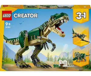 LEGO Creator T.Rex, 3 in 1 Dino zum Umbauen in einen Triceratops oder Pterodaktylus für 35,29€ PVG 42,31€