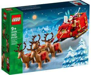 LEGO Schlitten des Weihnachtsmanns, BAU  und Spielset für Kinder mit Minifigur und Rentieren für 27,98€ PVG 32,33€