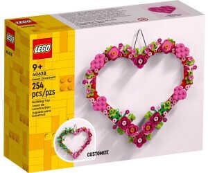 Lego Herz Deko Set, BAU Spielzeug für Kinder, Mädchen und Jungen  für 8,99€ PVG 11,99€ 