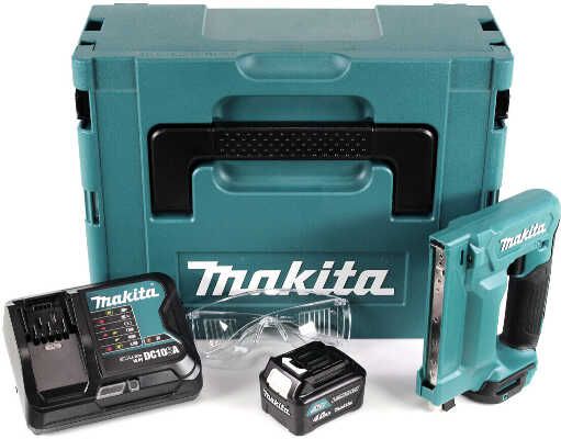 Makita Akku Tacker ST113DSMJ, 12V max., 2x 4,0 Ah und Ladegerät für 232,46€ statt 368,98€