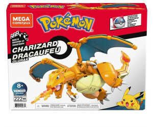 Mega Pokémon Glurak, Figur zum Zusammenbauen, 223 Bausteinen, mit beweglichen Flügeln  Für 11,99€ PVG 15,52€