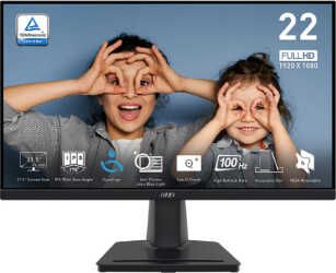 MSI PRO MP225 LCD Monitor, 21,5 Zoll, 100 Hz für 50,32€ statt 156€