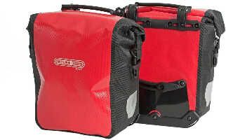 Ortlieb Sport Roller City Fahrradtasche Paar, 25 L, rot schwarz für 62,99€ statt 83,85€