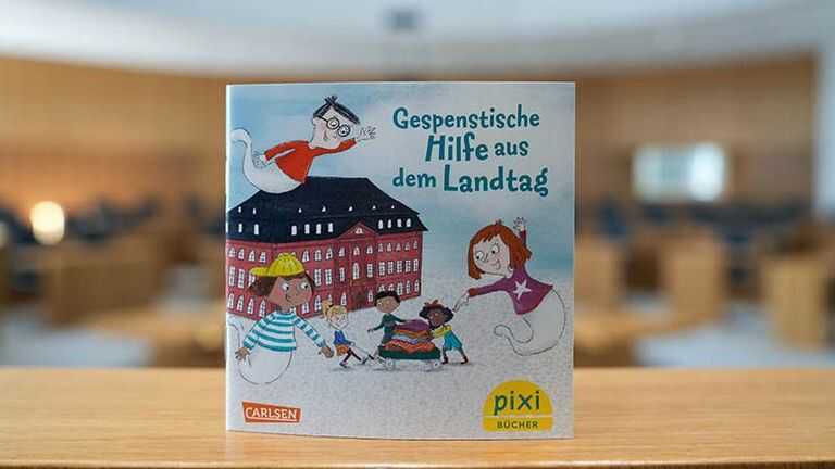 Gratis Pixi Buch: „Gespenstische Hilfe aus dem Landtag“