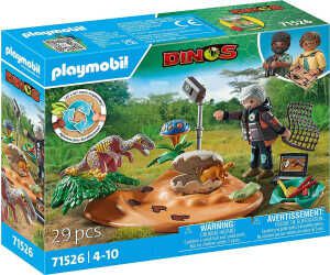 PLAYMOBIL | Dinos | Stegosaurus Nest mit Eierdieb | nachhaltiges Spielzeug für Kinder     Für 8,20€ PVG 11,27€