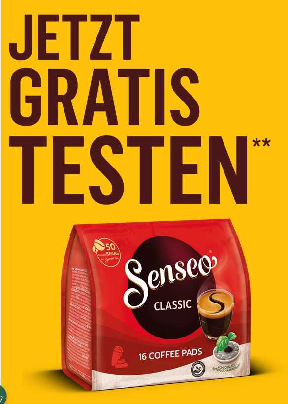 Senseo Pads gratis testen