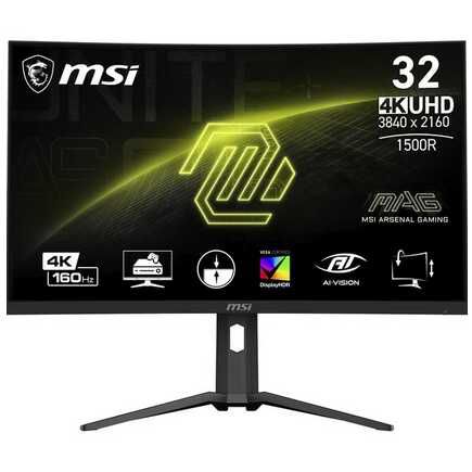 MSI MAG 321CUPDE Monitor (31.5, UHD, VA, 1500R, 160Hz) 406,99€ statt  597,98€