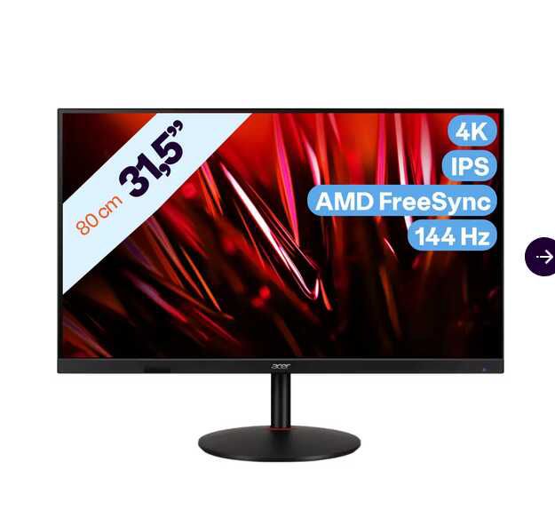 Acer Nitro XV322QKKV Gamingmonitor   407,95€ statt  699€