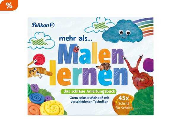 Pelikan Mal +Lernbuch   Mehr als Malen lernen   das schlaue Anleitungsbuch 1,99€ statt  6,99€