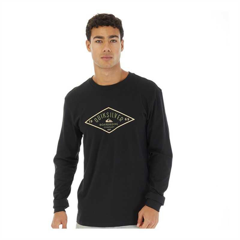 Quiksilver Herren Diamant Logo Oberteil in Schwarz für 17,98€ inkl. Versand (statt 24€)