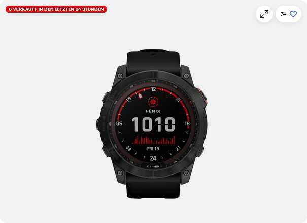 GARMIN Fenix 7X Solar Smartwatch 449,99€ statt  481,50€