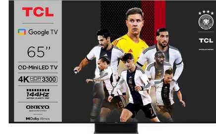 TCL 65C89B 164 cm (65) Mini LED TV brushed titanium / F  1.048,90€ statt  1.399€