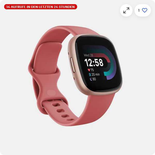 FITBIT Versa 4 Smartwatch  125,10€ statt  139€