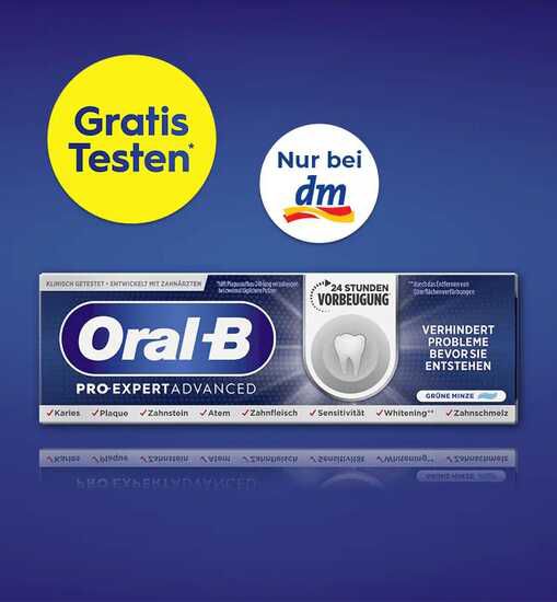 Oral B Pro Expert Advanced gratis testen